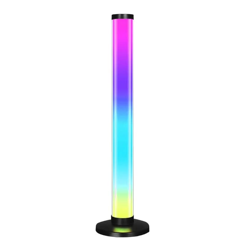 Luce atmosferica RGB reattiva al suono a 360 gradi, lampada da scrivania USB
