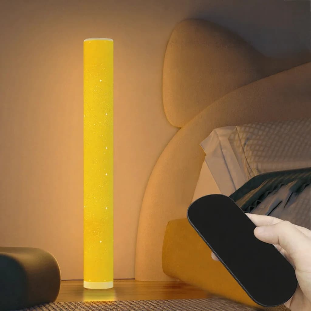 Lampada da terra LED RGB con motivo a stelle, telecomando e controllo app