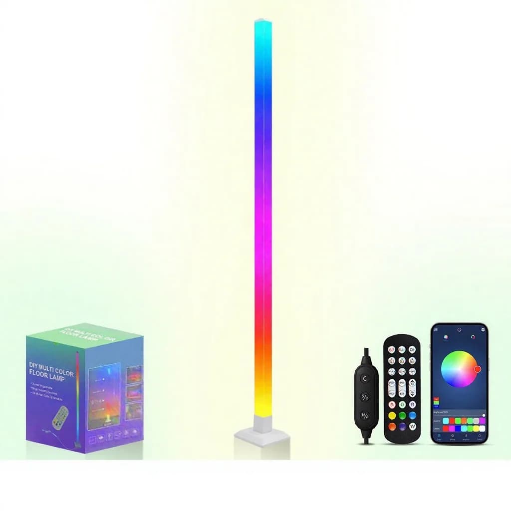 Lampada da Terra Smart RGB con Sync Musicale, Luce LED Controllo App