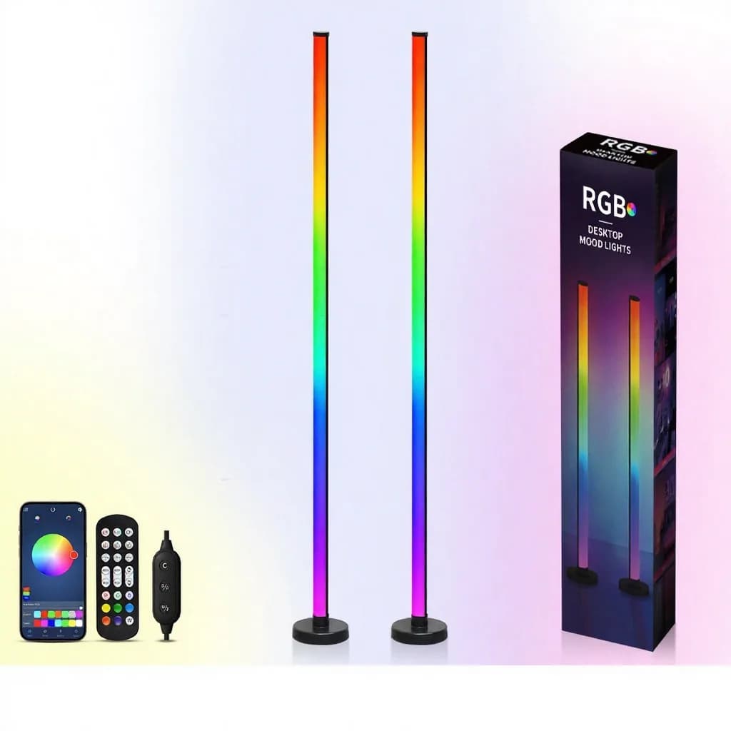 Lampada da terra RGB con sincronizzazione musicale, controllo app e telecomando