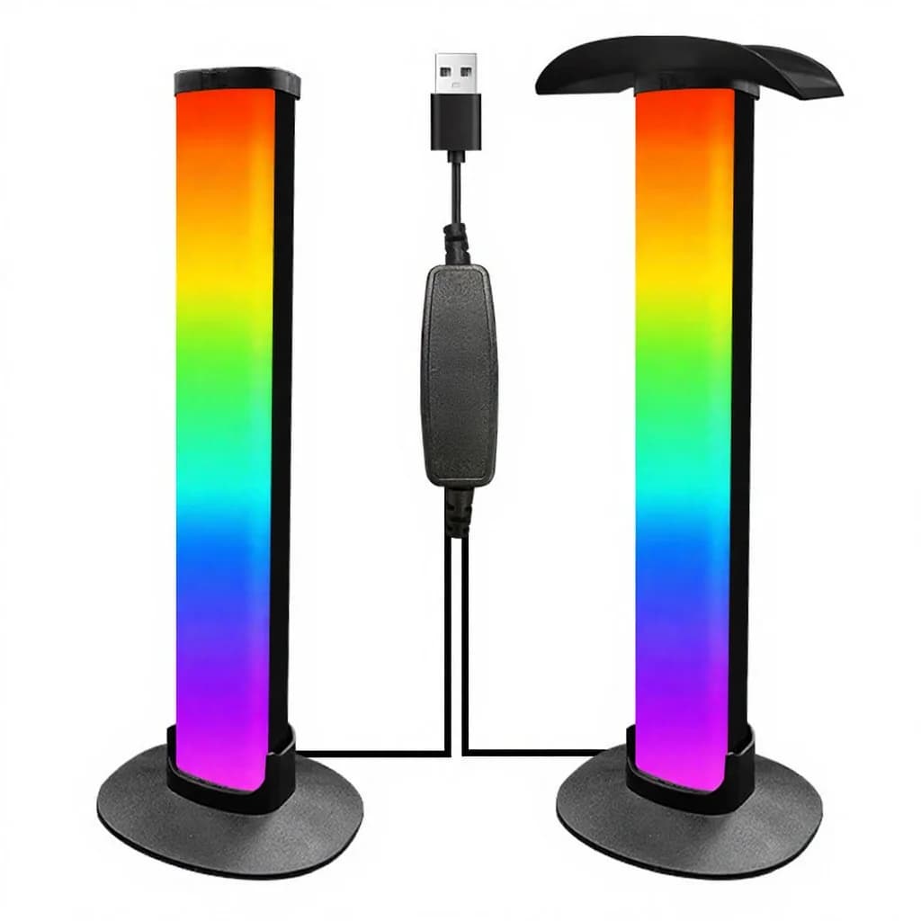 Lampada Atmosfera Gaming RGB con Supporto Cuffie e Sincronizzazione Audio