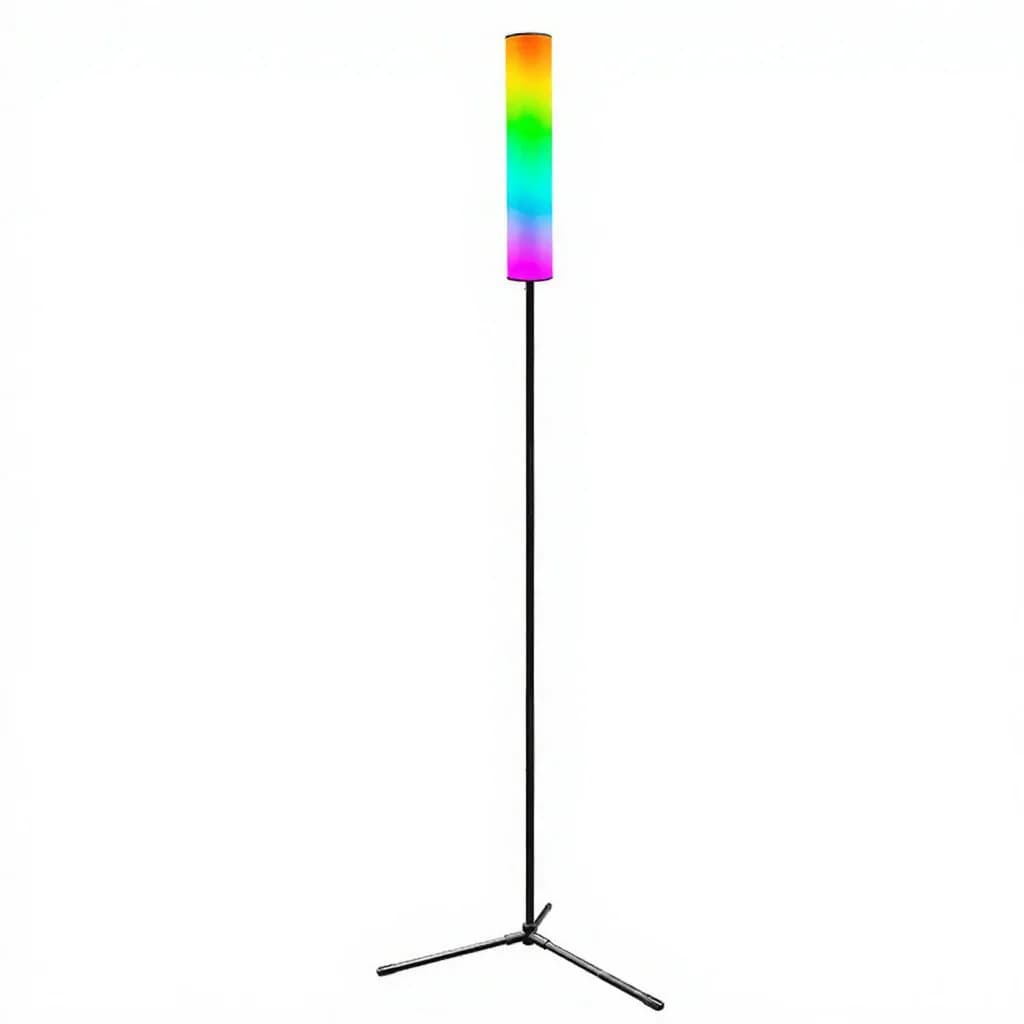 Lampada da Terra a Treppiede LED RGB con Telecomando per Camera e Soggiorno