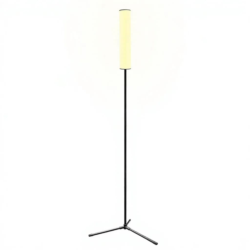 Lampada da terra LED ad altezza regolabile con base a treppiede e tre modalità colore