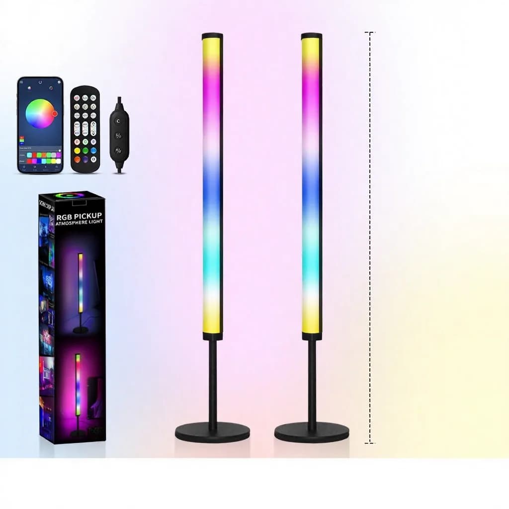 Lampada d'atmosfera RGB LED da scrivania con sincronizzazione musicale e controllo app