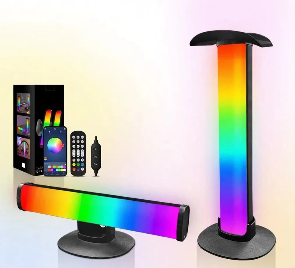 Lampada Atmosfera Gaming RGB con Supporto Cuffie e Sincronizzazione Audio
