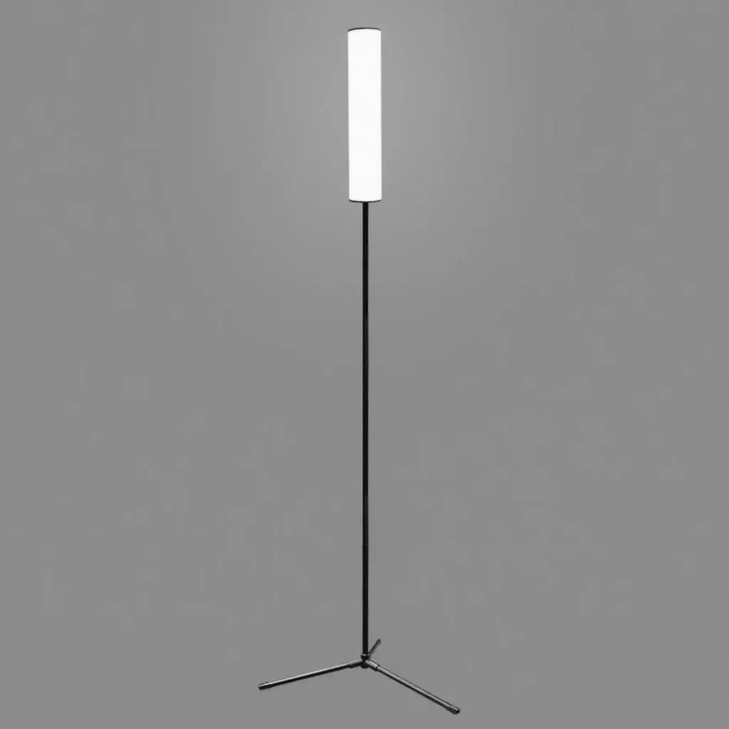 Lampada da terra LED ad altezza regolabile con base a treppiede e tre modalità colore