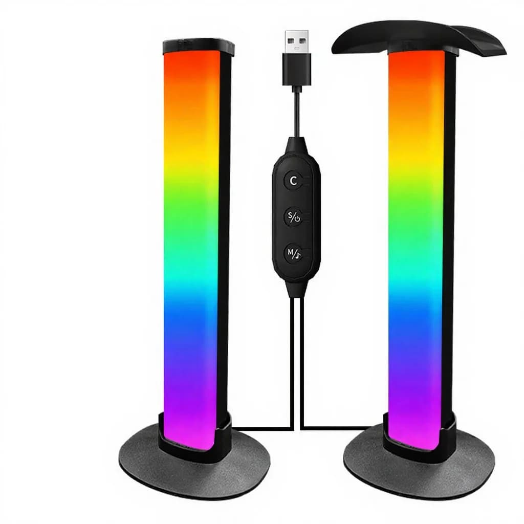 Lampada Atmosfera Gaming RGB con Supporto Cuffie e Sincronizzazione Audio