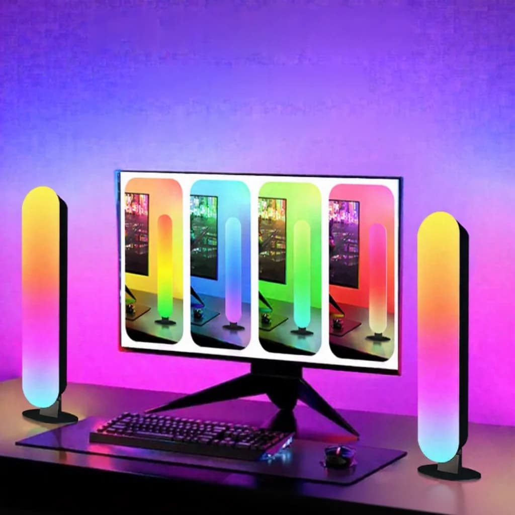 Luce ambientale RGB LED con sincronizzazione musicale Bluetooth e controllo app