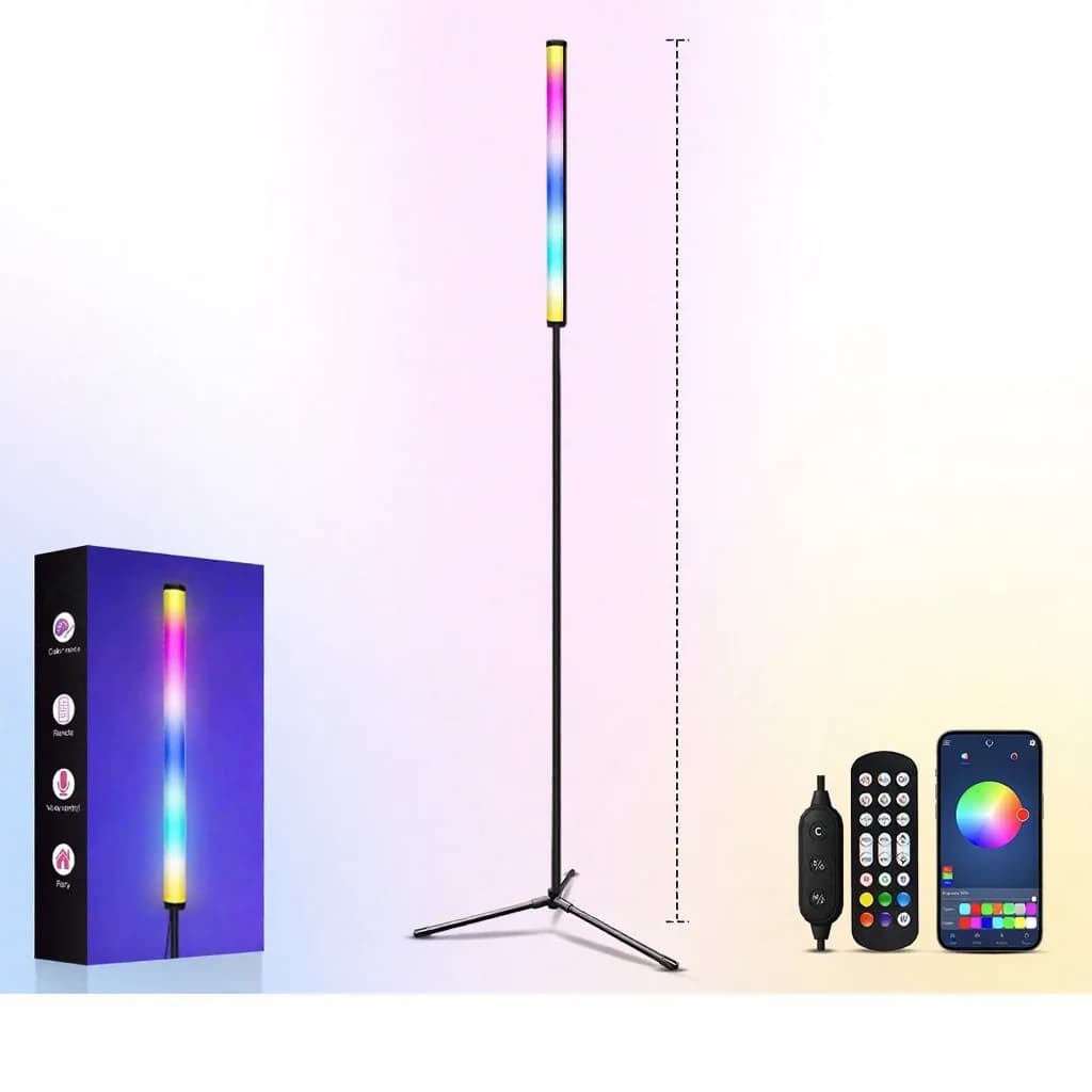 Lampada da Terra RGB Cambia Colore con Sync Musicale e Controllo App