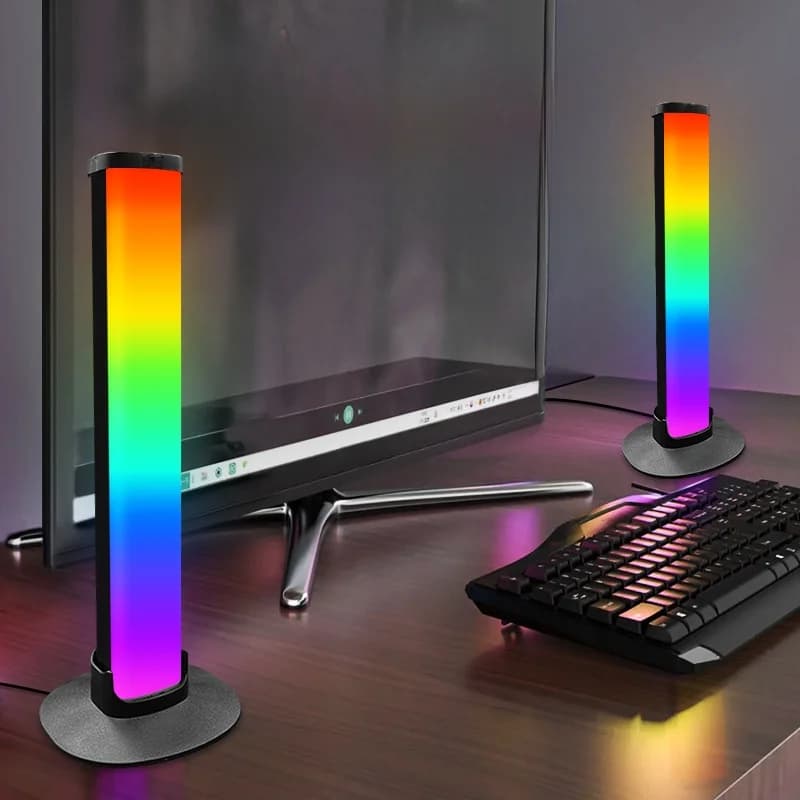 Lampada Atmosfera Gaming RGB con Supporto Cuffie e Sincronizzazione Audio