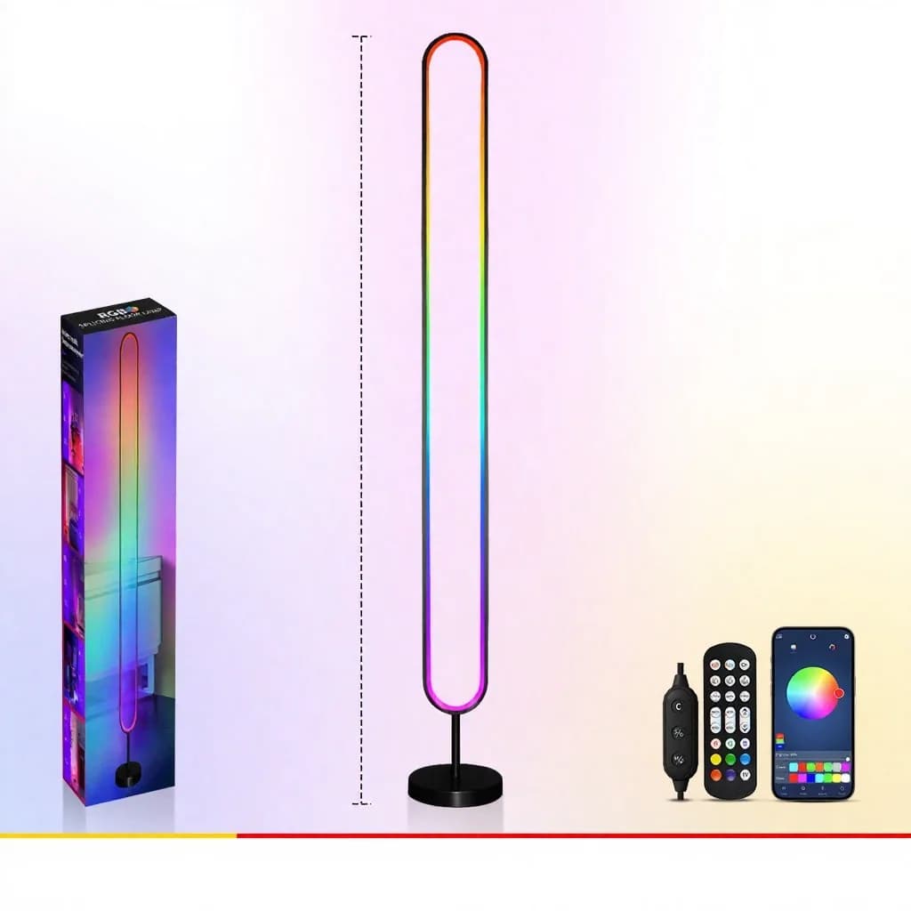 Luce Atmosfera LED RGB Attivata dal Suono con Controllo App