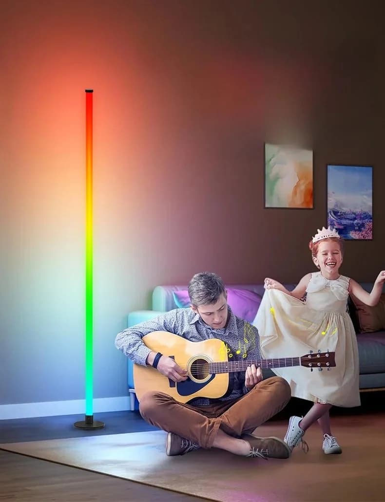 Lampada da terra LED RGB con controllo app per soggiorno