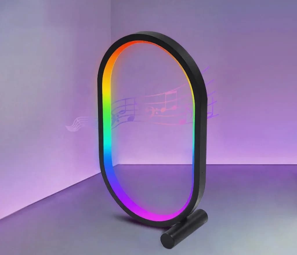 Lampada da Scrivania RGB con Sincronizzazione Musicale e Controllo App