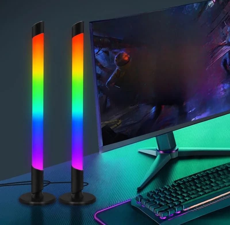 Luce d'atmosfera RGB USB sincronizzata con musica per gaming desktop