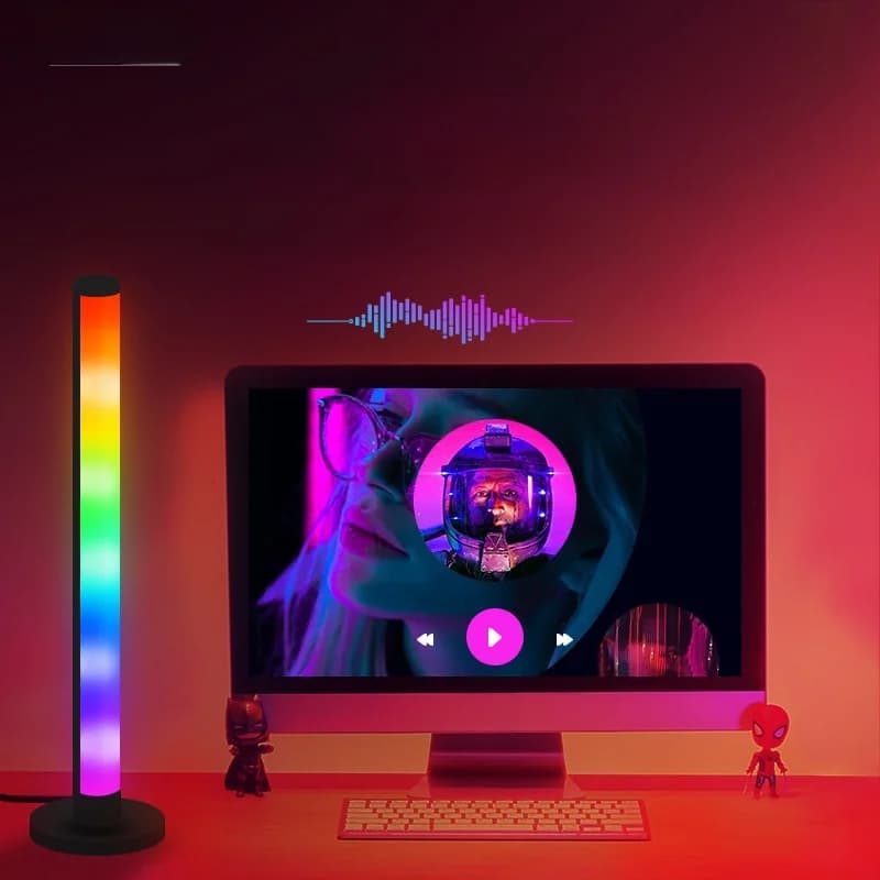 Lampada da scrivania RGB LED reattiva al suono con controllo app