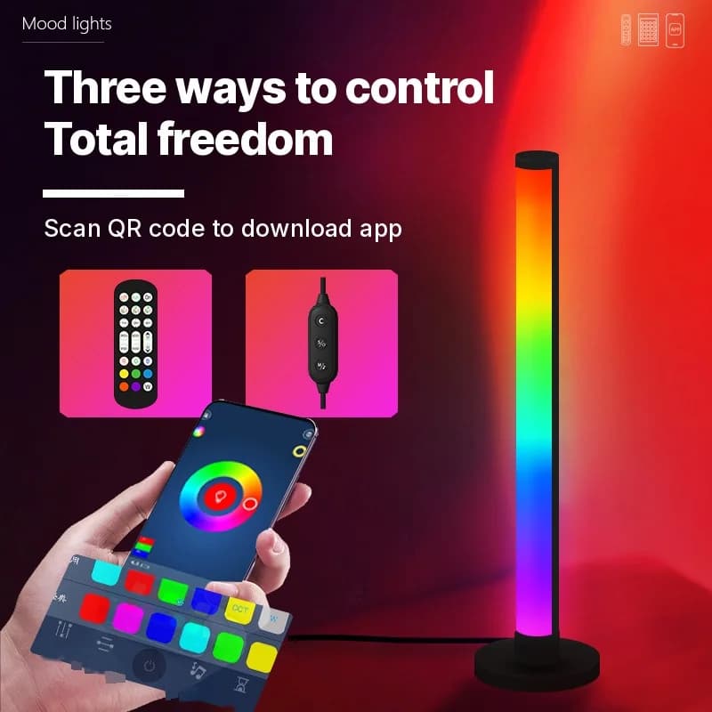 Lampada da scrivania RGB LED reattiva al suono con controllo app