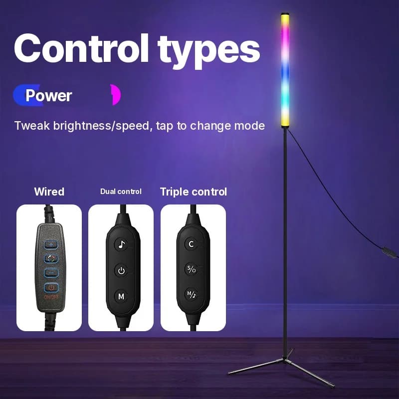Lampada da Terra RGB Cambia Colore con Sync Musicale e Controllo App