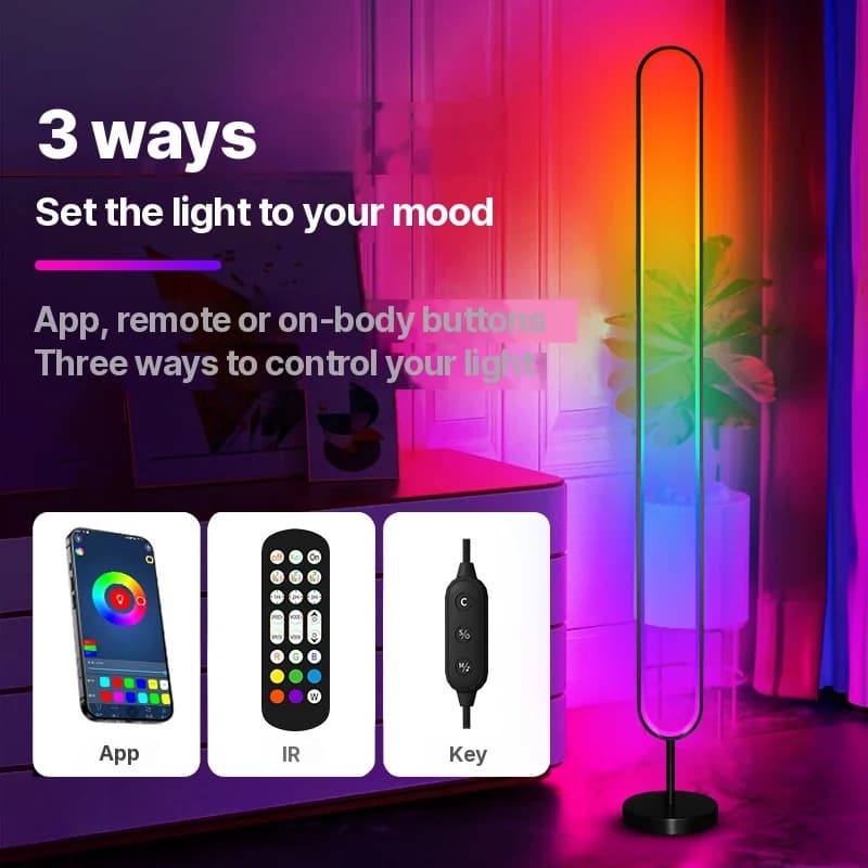 Luce Atmosfera LED RGB Attivata dal Suono con Controllo App