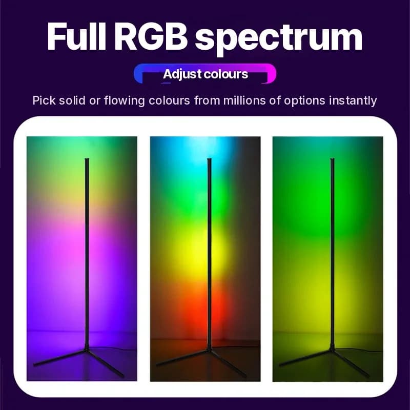 Lampada da Terra RGB con Sync Musicale, Telecomando e Controllo App