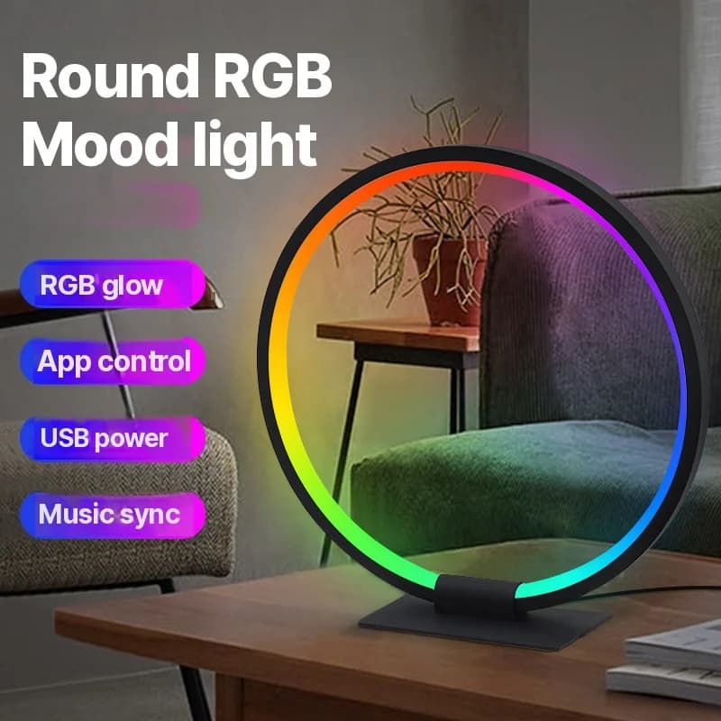 Lucina Notturna LED RGB Atmosfera con Sincronizzazione Musicale