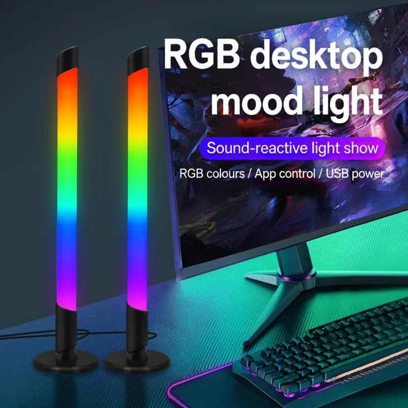 Luce d'atmosfera RGB USB sincronizzata con musica per gaming desktop