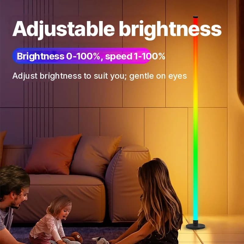 Lampada da terra LED RGB con controllo app per soggiorno
