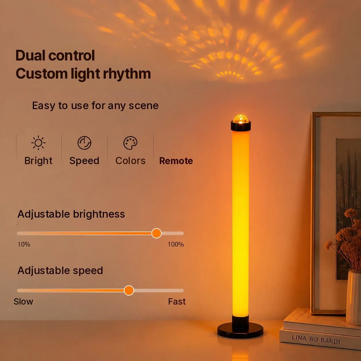 Lampada Atmosfera Proiezione RGB con Sync Musicale e Telecomando