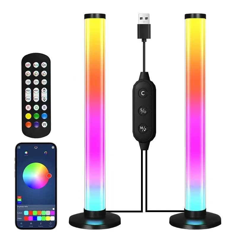 Lampada da scrivania RGB LED reattiva al suono con controllo app