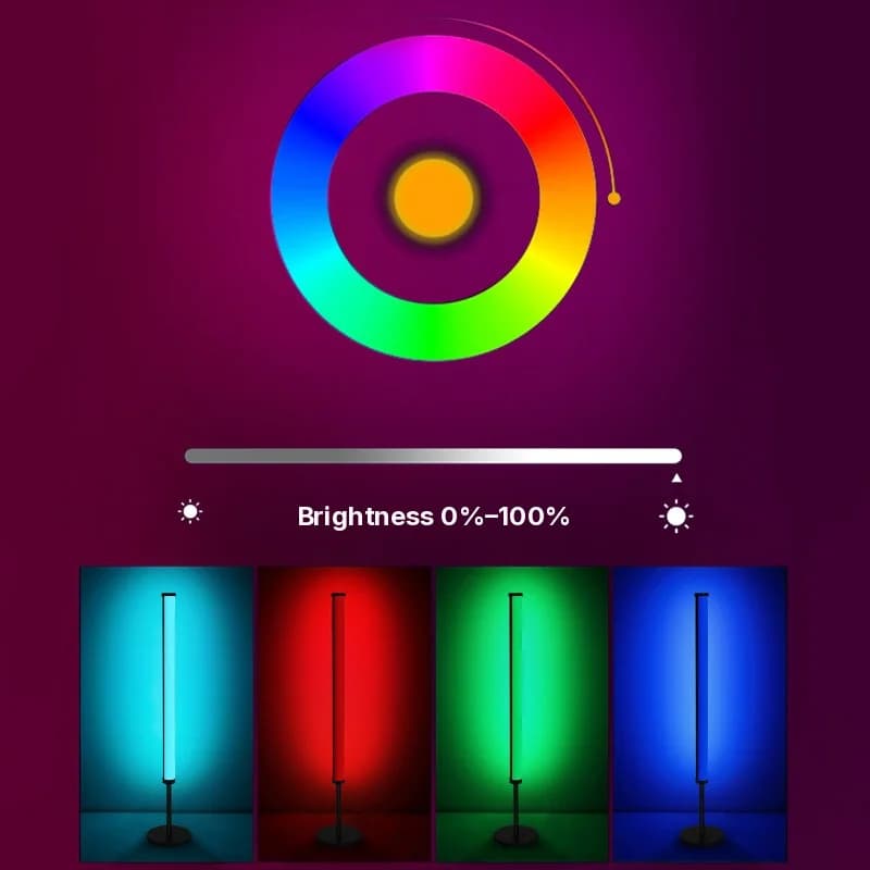 Lampada d'atmosfera RGB LED da scrivania con sincronizzazione musicale e controllo app