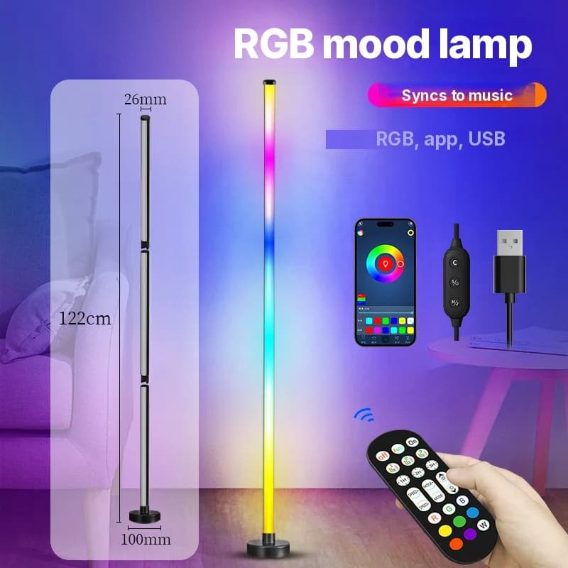 Lampada da Terra RGB Cambio Colore con Sync Musicale e Controllo App