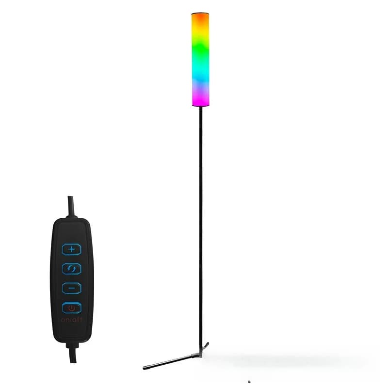 Lampada da Terra a Treppiede LED RGB con Telecomando per Camera e Soggiorno