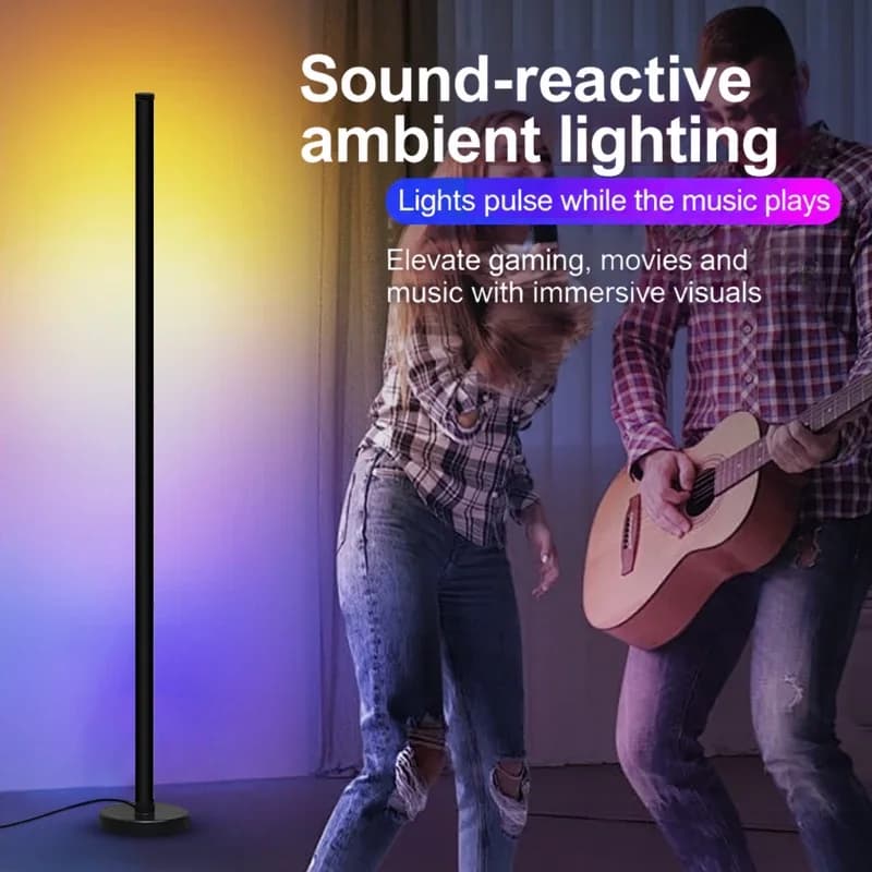 Lampada da Terra Modulare RGB con Sync Musicale e Controllo App