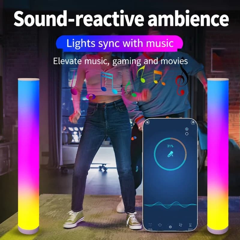 Lampada da Terra RGB con Telecomando e Controllo App per Sala Gaming