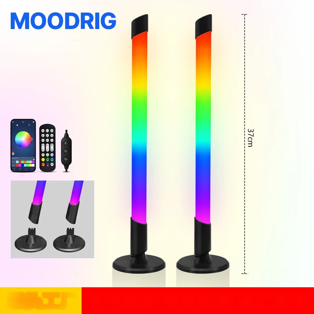 Luce d'atmosfera RGB USB sincronizzata con musica per gaming desktop