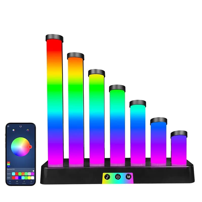 Lampada da scrivania LED RGB reattiva al suono con controllo app