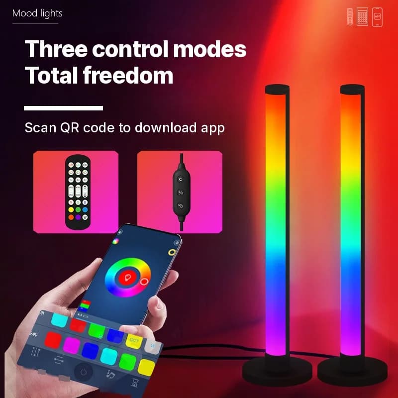 Lampada da scrivania RGB LED reattiva al suono con controllo app